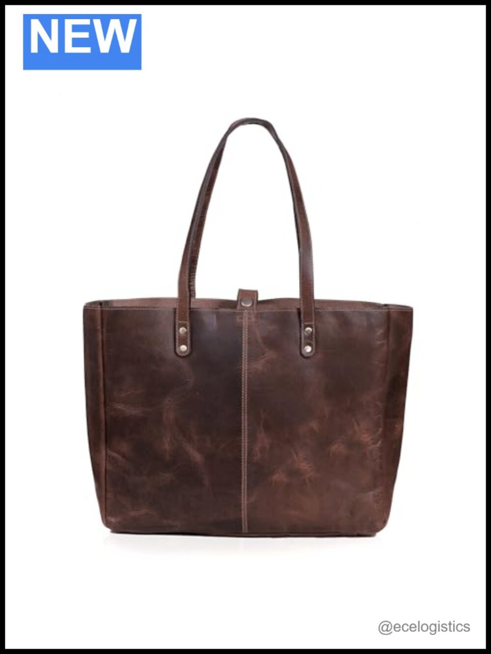 Genuine Leather Tote Bag for Women Large Shoulder Handbag Work Travel Fits